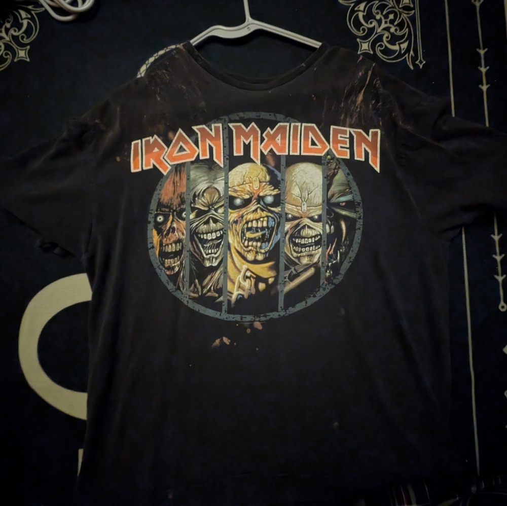 Iron Maiden Black Graphic T-Shirt
